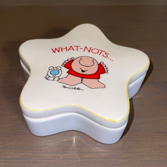 Vintage Ziggy “WHAT-NOTS” Star Shaped Ceramic Dish with Lid from Korea - Picture 2 of 10